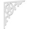 Ekena Millwork Austin Architectural Grade PVC Bracket, 5/8"W X 22"D X 22"H BKTP01X22X22AU - alternate 1